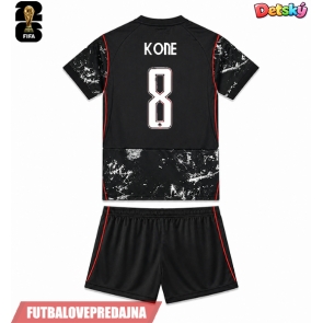 Lacne Dětský Futbalové dres Kanada Ismael Kone #8 MS 2026 Krátky Rukáv - Preč (+ trenírky)